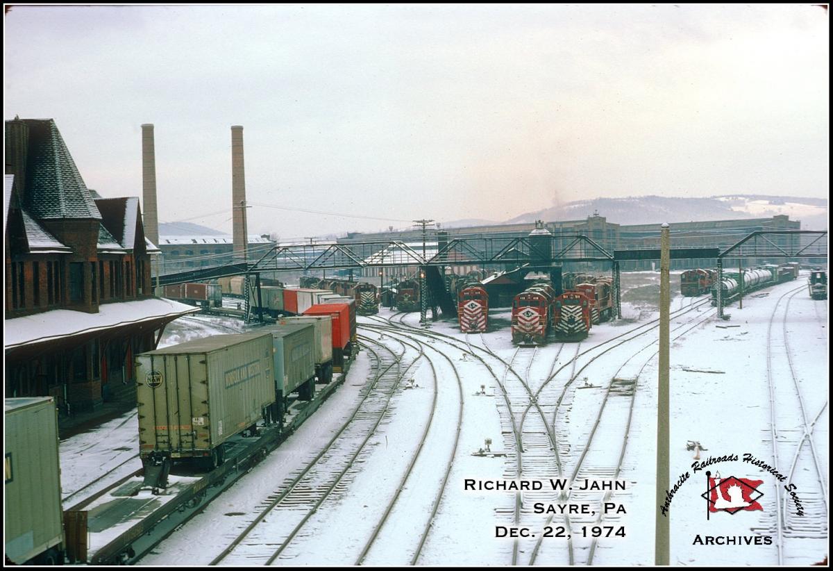 Lehigh Valley Yard  at Sayre, PA - ARHS Digital Archive