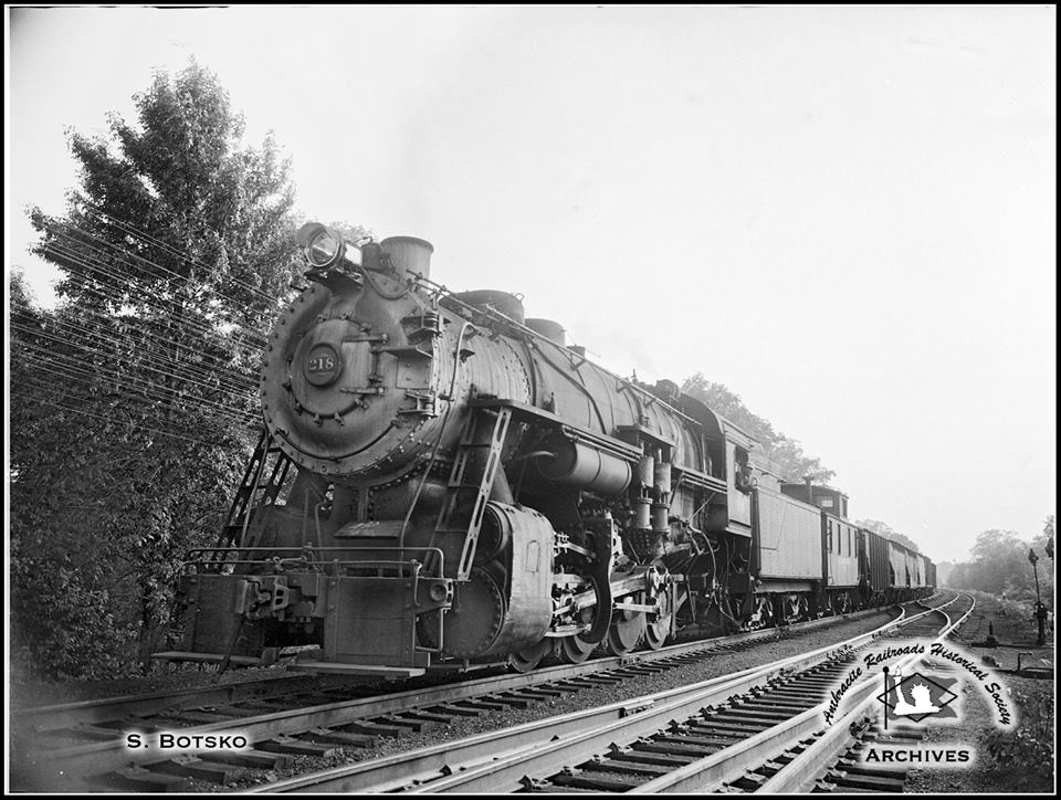 Delaware, Lackawanna and Western DLW 0-8-0 218 at Unknown, US - ARHS Digital Archive