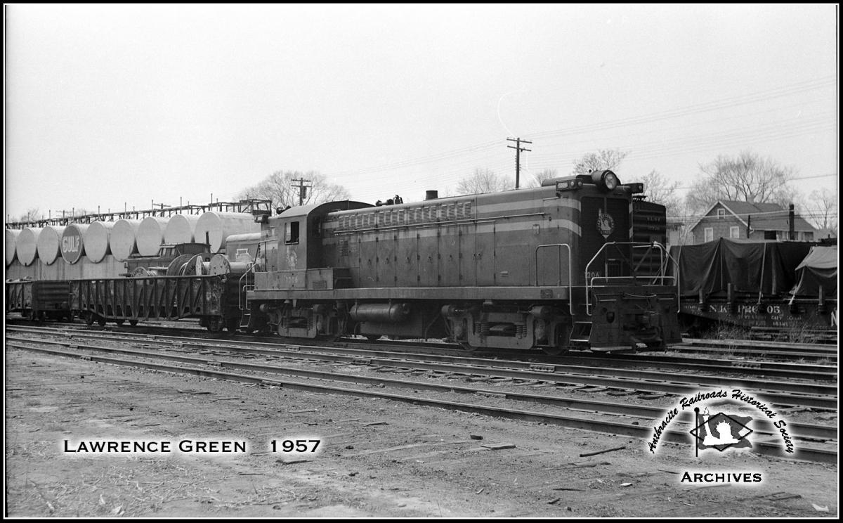 Central Railroad of New Jersey BLW RS-12 1206 at Dunellen, NJ - ARHS Digital Archive