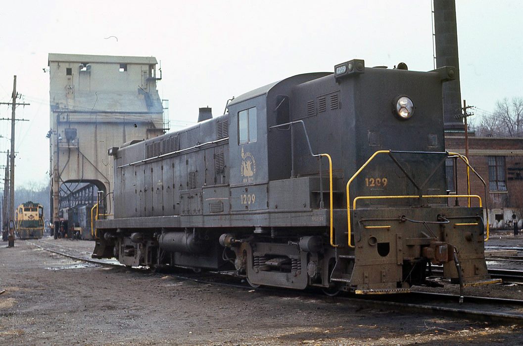 Central Railroad of New Jersey BLW RS-12 1209 at Bethlehem, PA - ARHS Digital Archive