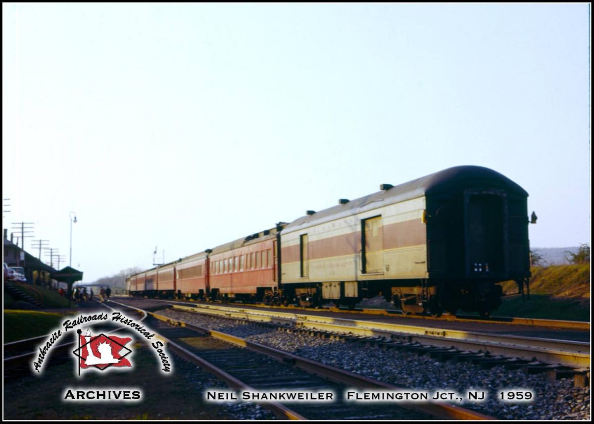 Delaware, Lackawanna and Western Passenger  at Flemington, NJ - ARHS Digital Archive