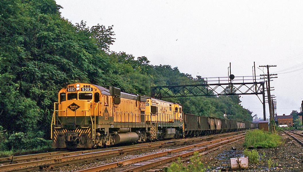 Reading ALCO C630 5303 at Royersford, PA - ARHS Digital Archive