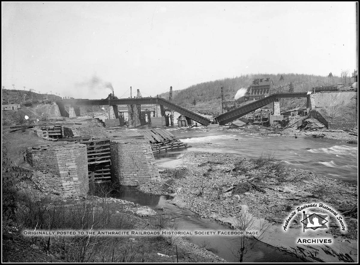 Lehigh Valley Bridge  at Bridgeport, PA - ARHS Digital Archive