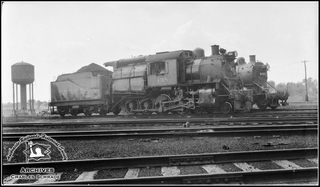 Central Railroad of New Jersey Brooks 4-8-0C 438 at Unknown, US - ARHS Digital Archive