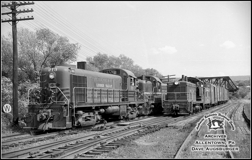 Lehigh Valley ALCO RS2 213 at Allentown, PA - ARHS Digital Archive