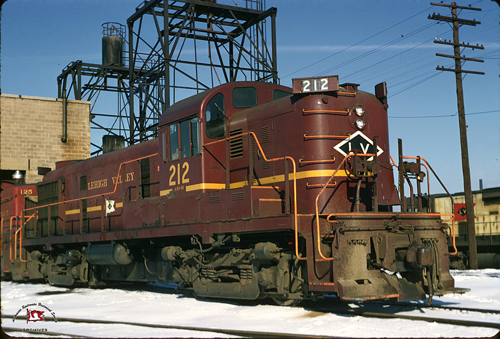Lehigh Valley ALCO RS2 212 at Buffalo, NY - ARHS Digital Archive