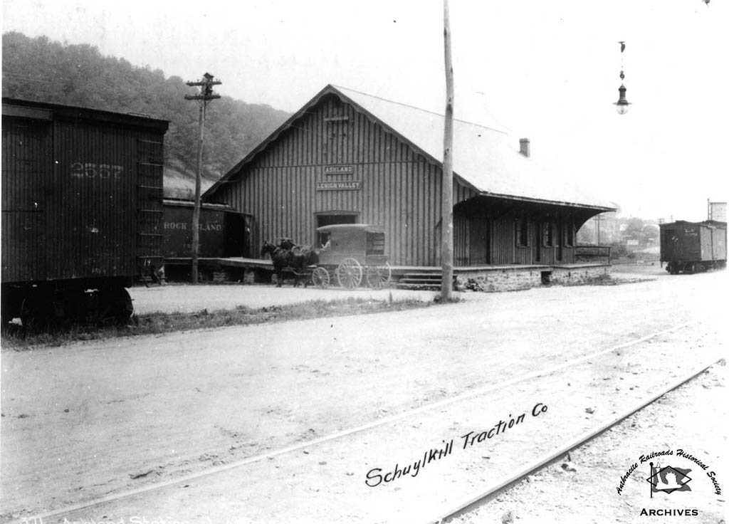 Lehigh Valley Station  at Ashland, PA - ARHS Digital Archive