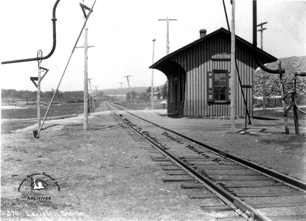 Lehigh Valley Station  at Leviston, PA - ARHS Digital Archive