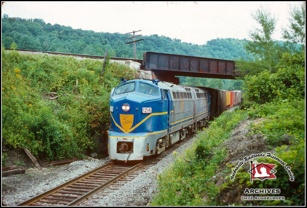 Delaware and Hudson BLW RF-16 1216 at Unknown, US - ARHS Digital Archive